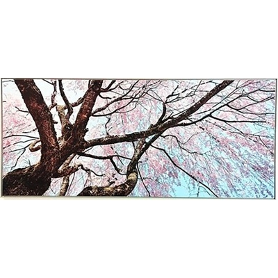 Bondecor Obraz, MDF rám, SHADOW Strom pink 59 x 134 cm