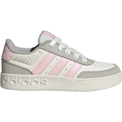 adidas Breakbase J biela sivá ružová
