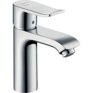 Hansgrohe Metris New - Смесител за умивалник със сифон, CoolStart, хром 31121000 (31121000)