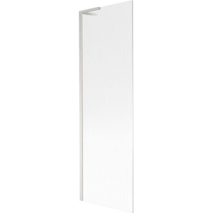 Mexen Next L параван за вана, еднокрилен 60 x 150 cm, ивици, четкан никел - 895-060-000-03-09-97 (895-060-000-03-09-97)