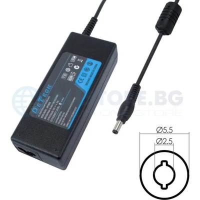 Адаптер DeTech за лаптоп Toshiba 90W 19V/4.74A ? 5.5*? 2.5 (DE-276)