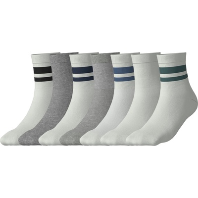 esmara chlapecké ponožky 7 párů bílá/šedá – Zboží Dáma