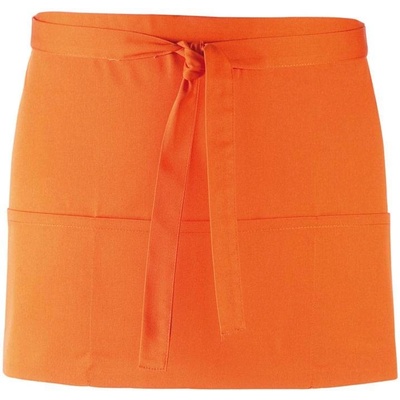 Premier PR155 Krátka zástera do pása s vreckom Colours oranžová
