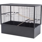 INTER-ZOO Pet Products Клетка за гризачи NESTA 70 METAL HIGH 102, 5 x 52, 5 x 86, 5 cm ЧЕРНА