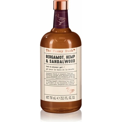 Baylis & Harding The Fuzzy Duck Bergamot, Hemp & Sandalwood sprchový gél pre mužov 750 ml