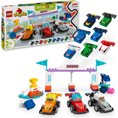LEGO® DUPLO 10445 Pretekárske autá a šoféri tímu F1
