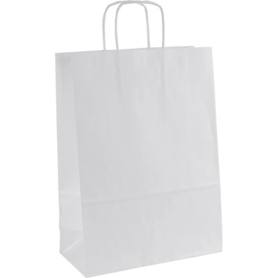 Tašky papírové kraft kroucená ucha - 240 x 110 x 330 mm