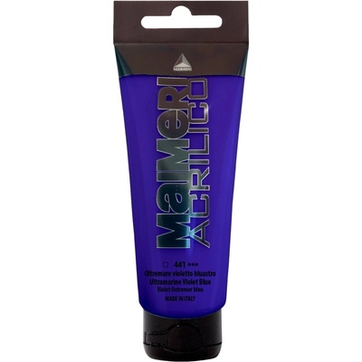 Maimeri Acrilico АКРИЛНА боя Ultramarine Violet Blue 441 200 ml 1 бр (M0924441)