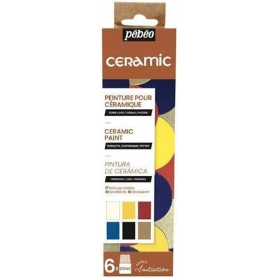 Pebeo Sada farieb Ceramic Initiation na keramiku 6x20ml