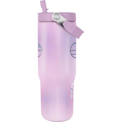 CurePink nerezový cestovní hrnek K Pop Demon hunters Lovkyně démonů Znak 850 ml