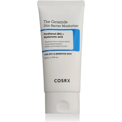 COSRX The Ceramide Skin Barrier Moisturizer хидратиращ крем за суха и чувствителна кожа 80 ml унисекс