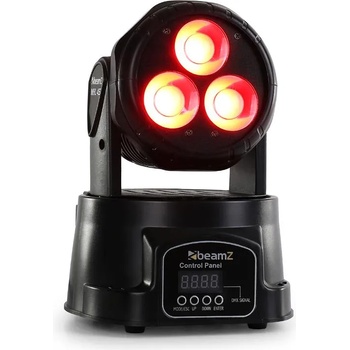 Image 1 of Beamz MHL-45 DMX Mini, подвижна глава, wash, 3 x 15 W, COB LED, DMX (Sky-150.520) (Sky-150.520)