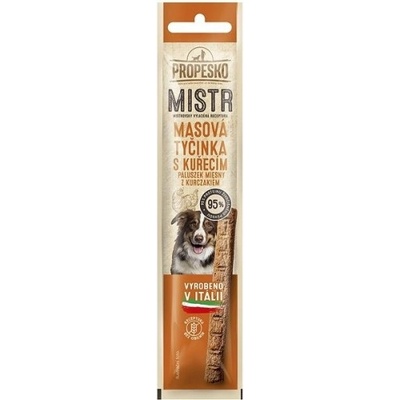 Partner in Pet Food PROPESKO MISTR Meat Sticks - лакомство за куче, месен стик с пиле, 95 % протеин - 10гр - 40902