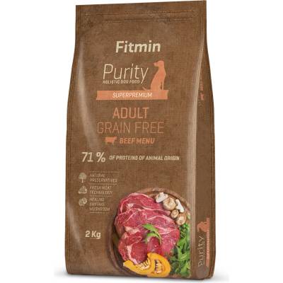 Dibaq Fitmin Purity Adult Beef Grain Free храна за кучета 2 kg