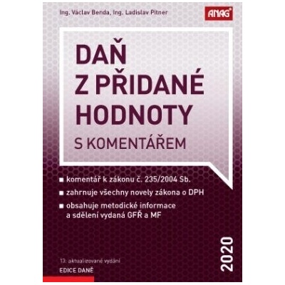 Daň z přidané hodnoty s komentářem 2020/2021 - Václav Benda, Ladislav Pitner