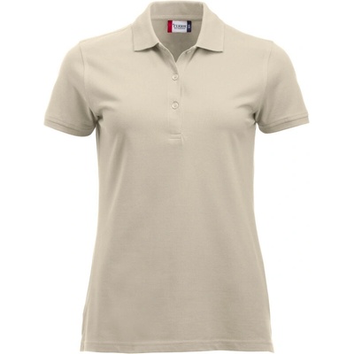 CLIQUE Polokošile Classic Marion S S těžká bavlna krátký rukáv dámská COT67824608100 light khaki