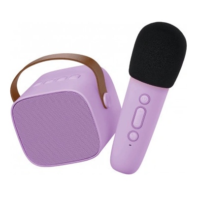 Lalarma Bluetooth Karaoke set Mikrofón a Reproduktor Purple