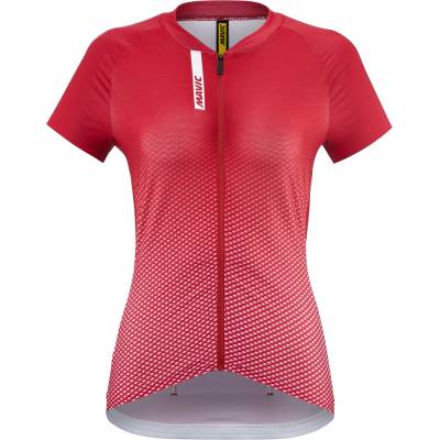 Mavic Дамска фланелка с къс ръкав за колоездене Mavic Women's Aksium Jersey Cycling jersey - Poppy Red (156-2844-0112)