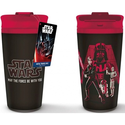 EPEE Merch Star Wars Hrnek cestovní May the Force be with you Pyramid 425 ml – Zboží Dáma