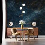 Art Gift Decor Фототапет Космическа текстура със златни акценти