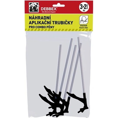 Den Braven S3132 Náhradní aplikační trubičky pro PU pěny, 3 ks + 2 ks ZDARMA