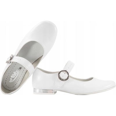 Miko 812 balerínky k prvnímu svatému přijímání dívčí lodičky bílé