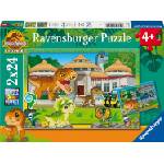 Ravensburger Пъзел Ravensburger от 2 x 24 части - Джурасик свят (12001057) - baby