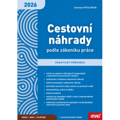 Cestovní náhrady podle zákoníku práce 2026 - Jaroslava Pfeilerová