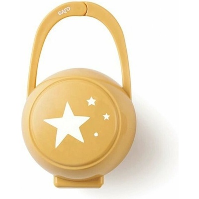 Saro Baby Pacifier Box Galaxy krabička na cumlík Mustard 1 ks