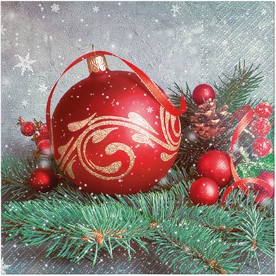 PAW ubrousky L Bauble on Twig 33x33cm