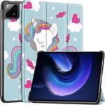 Techsuit Калъф за Xiaomi Pad 6S Pro 12.4 - FoldPro - Еднорог