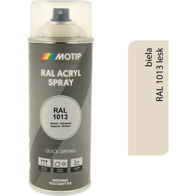 Motip Acryl 400 ml RAL 1013 lesk
