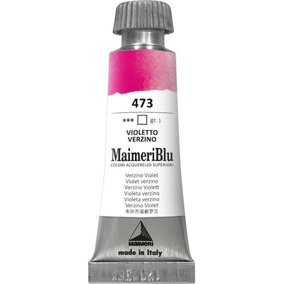 Maimeri Blu Акварелна боя Verzino Violet 473 12 ml 1 бр (M1609473)
