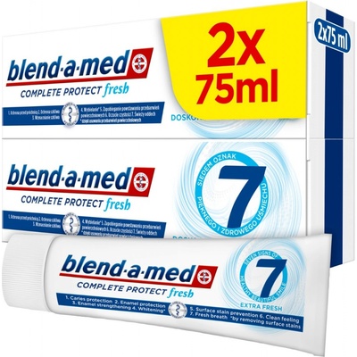 Blend-a-med Complete Protect 7 Extra Fresh 2 x 75 ml