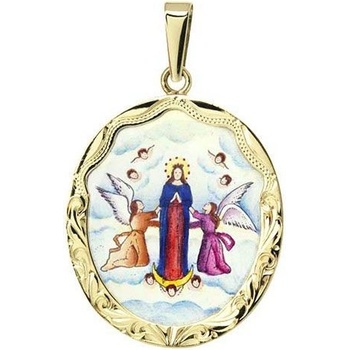 Aljančič Nanebevzetí Panny Marie největší medailon 368R
