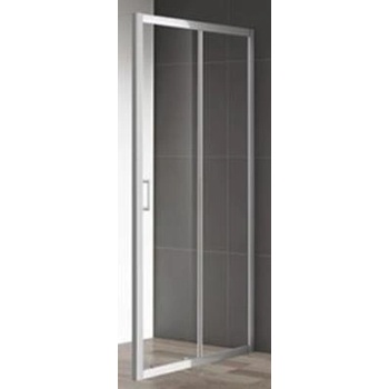 SAMTEK sprchové dvere QUIDO posuvné 120x185,Univerz,rám lesklý Al,sklo 6mm číre SANS-PORE
