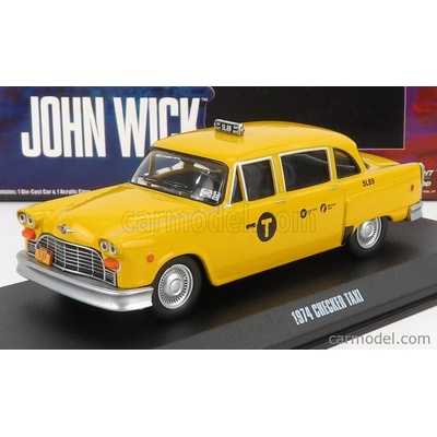 Greenlight Checker Marathon Taxi 1974 John Wick Iii Parabellum Movie Žlutá 1:43