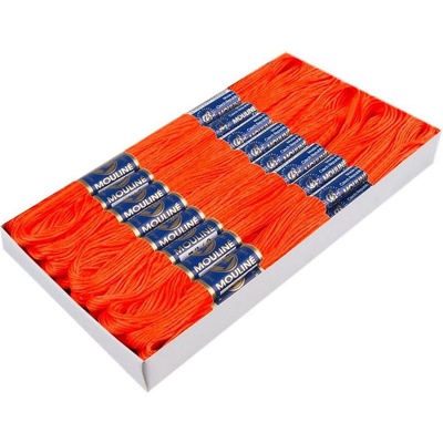 Prima-obchod Příze vyšívací Mouline Niťárna, barva 2392 Mandarin Orange