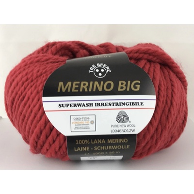 Příze Filati Tre Sfere Merino Big červená