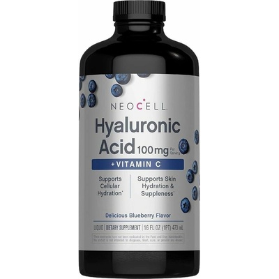 NeoCell Hyaluronic Acid Berry Liquid kyselina hyaluronová 50 mg 473 ml