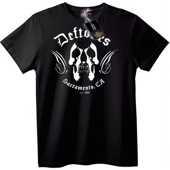 NOONEBRAND Тениска Dettores Skull Sacramento - 2XL, White