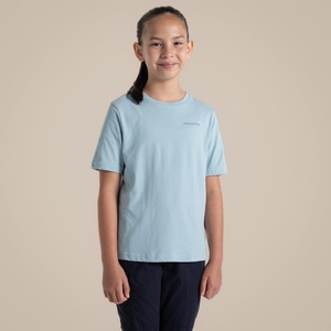 Craghoppers Детска тениска Craghoppers Unisex Kids Ellis Short Sleeve T-Shirt - Sky Blue