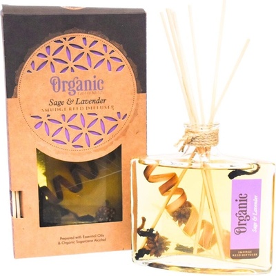 Organic difuzér s tyčinkami Sage & Lavender 150 ml