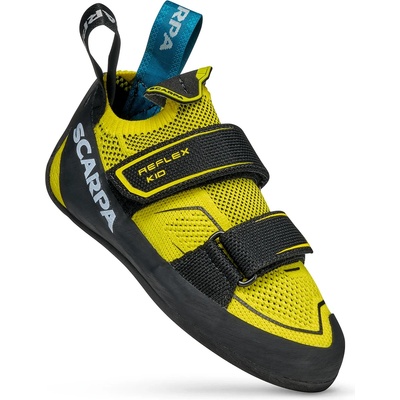 Scarpa Детски обувки с велкро Scarpa Kid's Reflex Climbing shoes - Yellow / Black - размер 28 (EU) (301-0659-0111)