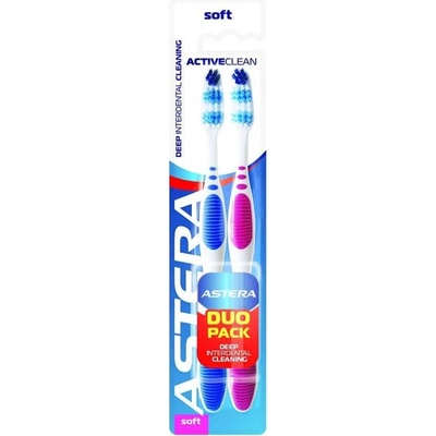 Четка за зъби ASTERA ACTIVE CLEAN 1+1 soft (A-3090-000232_7)