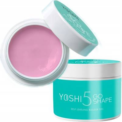 Yoshi stavební gel na nehty samonivelační Go Shape růžový 5 50 ml