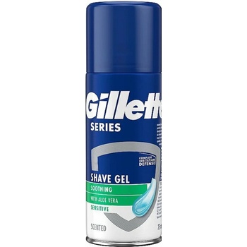Gillette Seriees 3x Action Sensitive gel na holení 75 ml