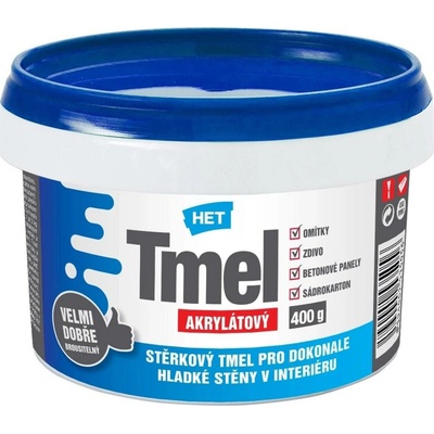 Het akrylátový stěrkový tmel na zeď 0,4 kg Bílá