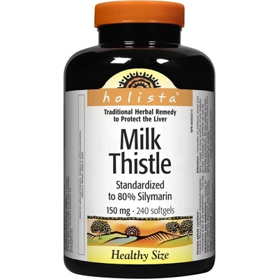 Natural Factors Milk Thistle / Бял трън Holista®150 mg, 240 софтгел капсули Natural Factors (0240 HHC)