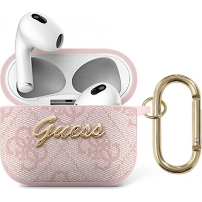Guess 4G Script PC/PU puzdro pre Airpods 3 GUA34GSMP